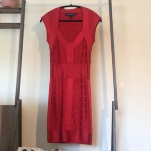 ✨FCUK Brand Body-Con Cherry Red Dress 🍒 ✨